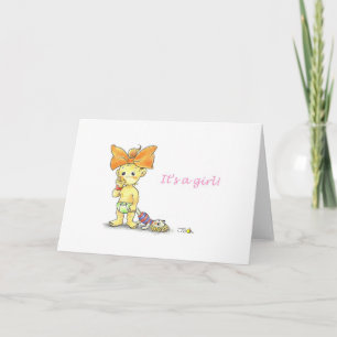 Baby girl Greeting Card