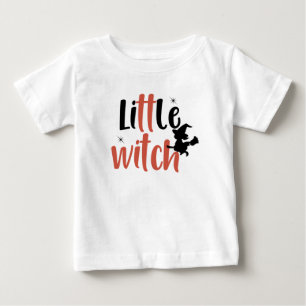 baby girl halloween shirt , little witch