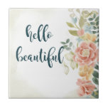 Baby Girl I Ceramic Tile<br><div class="desc">Baby Girl I by Studio W</div>