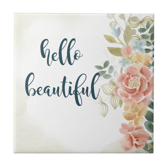 Baby Girl I Ceramic Tile (Front)