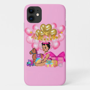 Baby Girl in Pink iPhone 11 Case