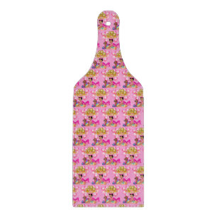 Baby Girl in Pink Cutting Board