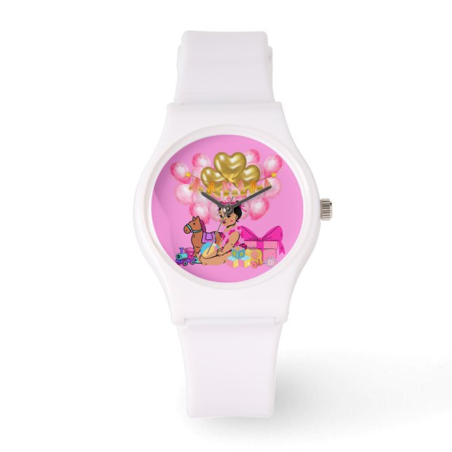 Baby Girl in Pink Watch (Front)