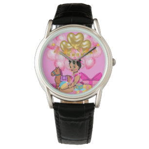 Baby Girl in Pink Watch