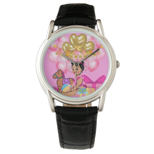 Baby Girl in Pink Watch (Front)