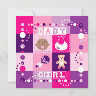 Baby Girl Invitation