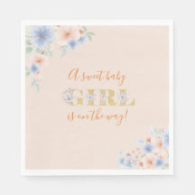 Baby Girl Is On The Way Floral Baby Shower  