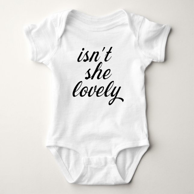 Baby girl lovely cotton onsie baby bodysuit (Front)