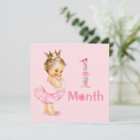 Baby Girl Monthly Milestone Markers Girl