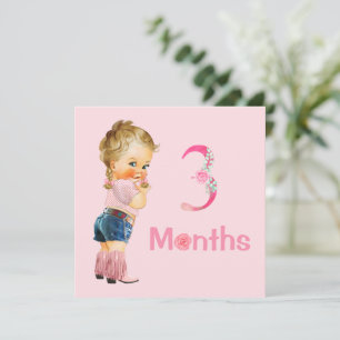 Baby Girl Monthly Milestone Markers Girl