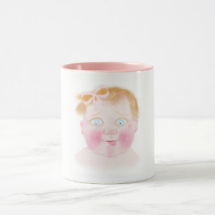 Baby girl Mug by ORDesigns.