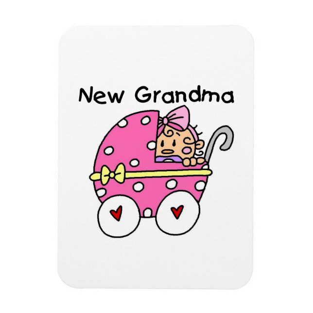 Baby Girl New Grandma Gifts Magnet (Vertical)