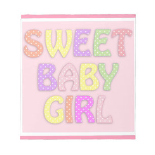 Baby Girl Notepad
