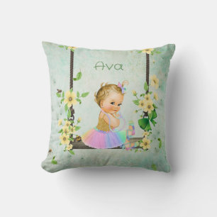 Baby Girl Nursery Pillow