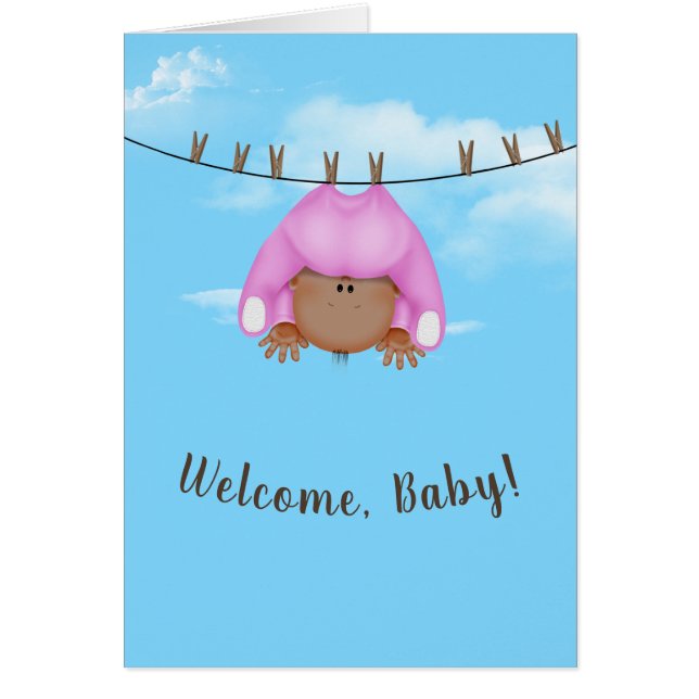 Baby Girl on Clothesline (Front)