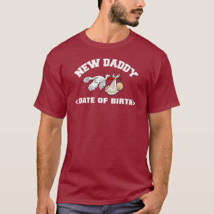 Baby Girl Personalised New Daddy T-Shirt