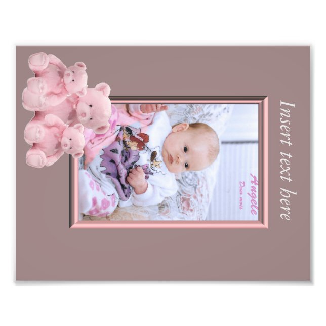 Baby Girl Photo frame insert Print (Front)