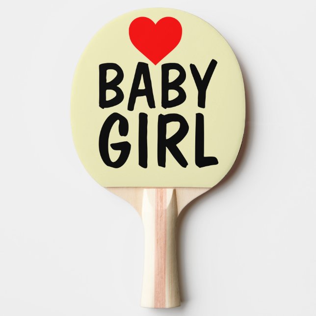 BABY GIRL PING PONG PADDLES (Front)