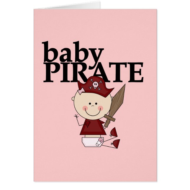 Baby Girl Pirate With Sword Tshirts and Gifts (Front)