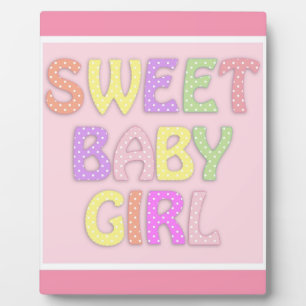 Baby Girl Plaque