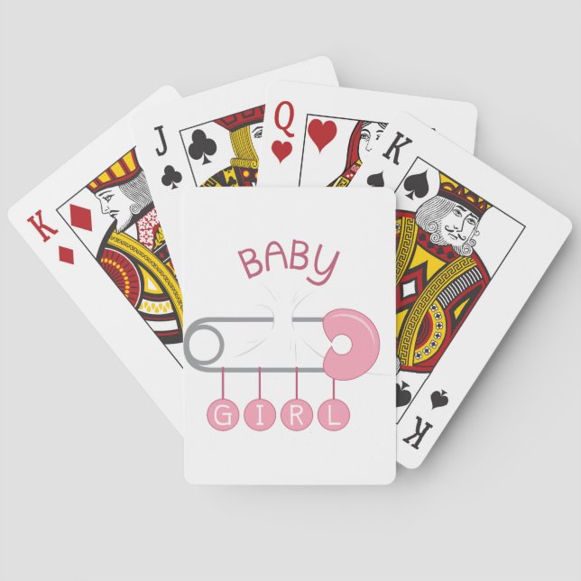 Baby Girl Playing Cards (Back)