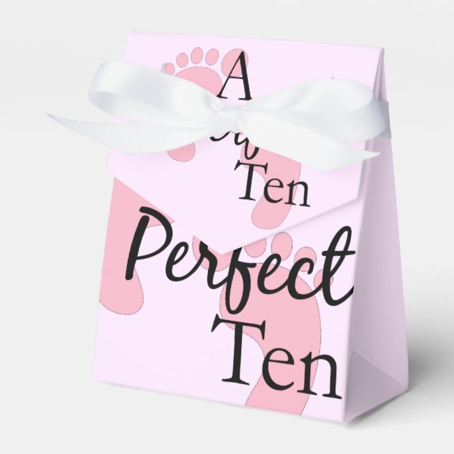 Baby Girl Shower Favour Box (Front Side)