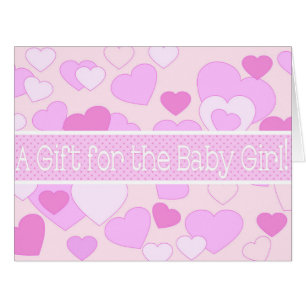 Baby Girl Shower Gift Card