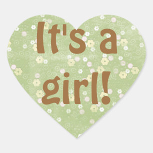 Baby Girl Shower Sticker Envelope Seal Party Favou