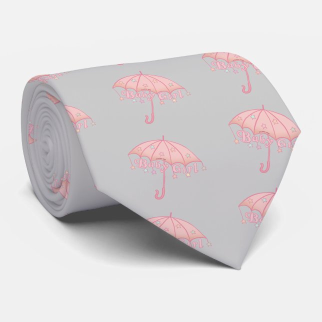 Baby Girl Stars Parasol tie (Rolled)