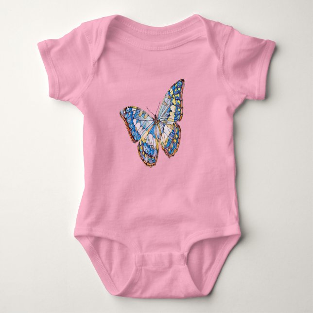Baby Girl T-Shirt Baby Bodysuit (Front)