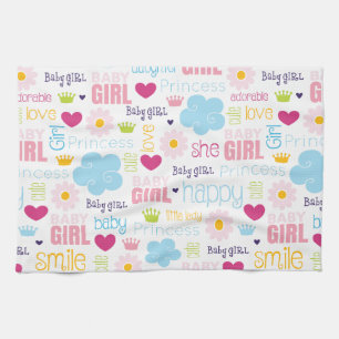 Baby Girl Tea Towel