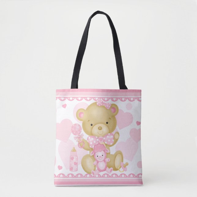 Baby Girl Tote Bag (Front)
