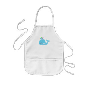 Baby Girl Whale Kids Apron