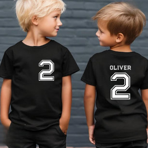 Baby Girls Boys Custom 1st 2nd 3rd 4th Birthday Toddler T-Shirt