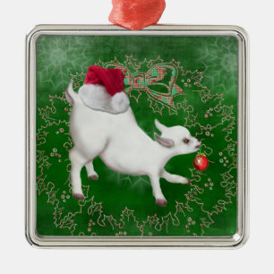 Baby Goat Cute Animal Ornament