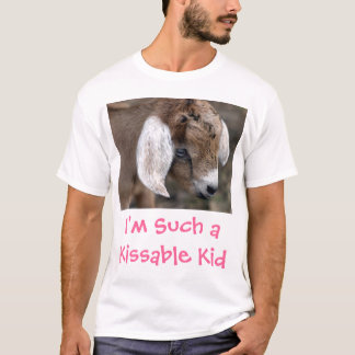 baby-goat, I'm Such a Kissable Kid T-Shirt