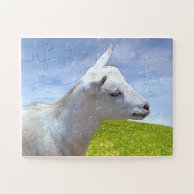 Baby Goat on a Farm Child Puzzle (Horizontal)