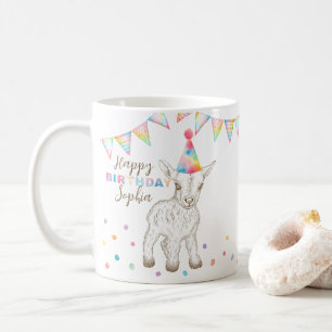 Baby Goat Party Animal Birthday Coffee Mug