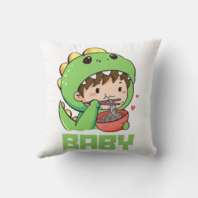 baby godzilla cushion (Back)