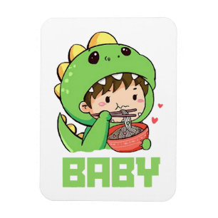 baby godzilla magnet