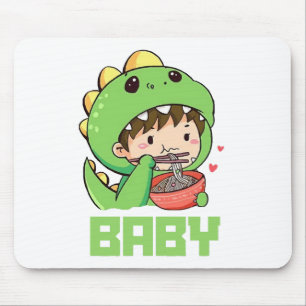 baby godzilla mouse pad