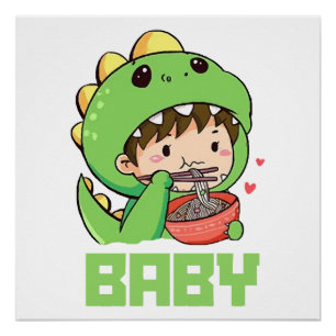 baby godzilla poster