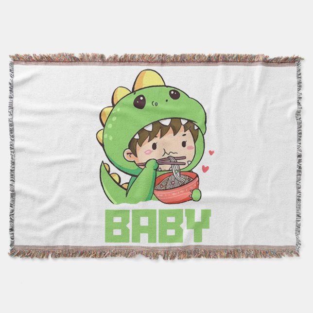 baby godzilla throw blanket (Front)