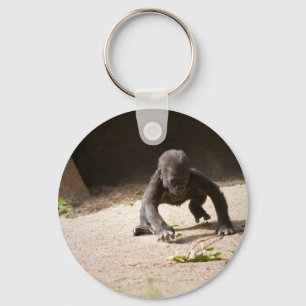 Baby Gorilla Key Ring