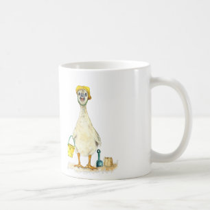 Baby Gosling on the Beach Coffee Mug