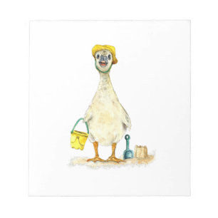 Baby Gosling on the Beach Notepad