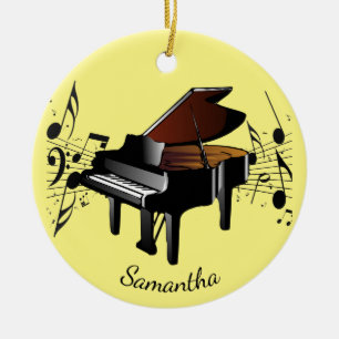 Baby Grand Piano Musical Design Ornament