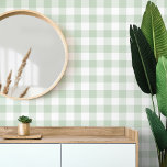 Baby Green Vichy Gingham Pattern Wallpaper<br><div class="desc">Elevate your home décor with our exquisite collection of high-quality wallpaper featuring the timeless elegance of pastel Vichy patterns. Perfectly blending classic charm with modern sophistication,  our Vichy patterned wallpapers are designed to add a touch of serene beauty to any room.</div>