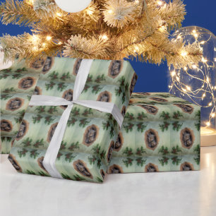 Baby Grey Squirrels Christmas Wrapping Paper
