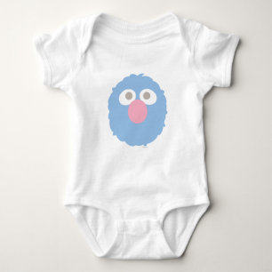 Baby Grover Face Baby Bodysuit